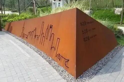 高阳耐候钢挡土墙
